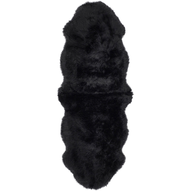 Origins Black Genuine Sheepskin Rug 70 x 175cm - image 1