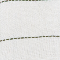 Divante Green and White Willow Stripe Throw 130 x 180cm - thumbnail 3