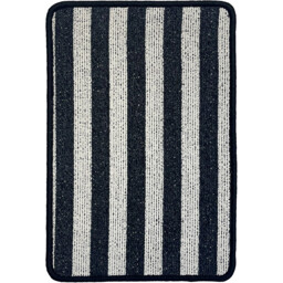 Wide Stripe Doormat Black - thumbnail 1