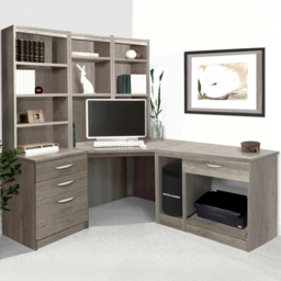 R White Cabinets Set 20 4 Drawer Grey Computer Desk