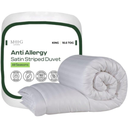 MHG Living White King Size All Seasons Hollowfibre Duvet 10.5 Tog