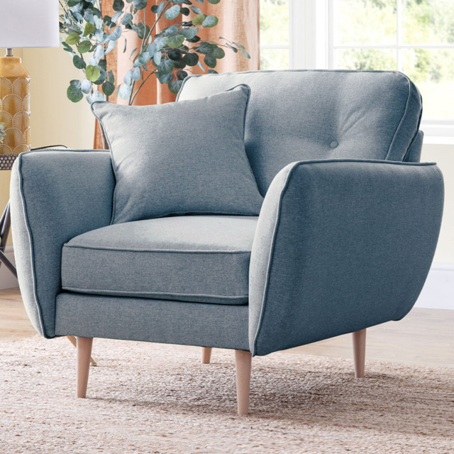 Opry Faro Denim Armchair - image 1
