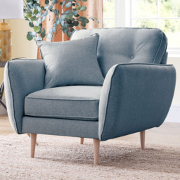 Opry Faro Denim Armchair - thumbnail 1