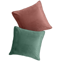 Velosso Luna Dusky and Sage Filled Cushion 43 x 43cm 2 Pack