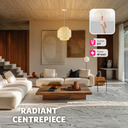 tectake Lignea Lux Boho Bamboo Ceiling Light 40W - thumbnail 3