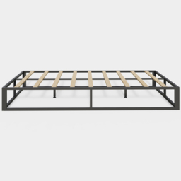 GFW Small Double Black Platform Bed Frame - thumbnail 4