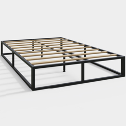 GFW Small Double Black Platform Bed Frame - thumbnail 3
