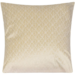 Alan Symonds Textured Velvet Cream Cushion with Polyester Filled Pad 45 x 45cm 4 Pack