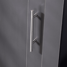 Home Source Camden Graphite Single Door Slim Wardrobe - thumbnail 4