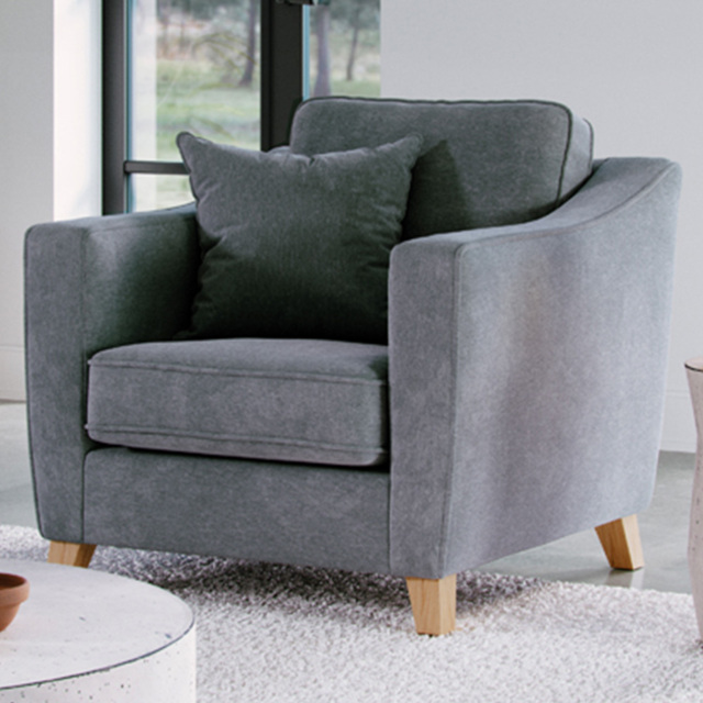 Marlon City Denim Armchair - image 1