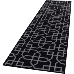 Smart Living Siam Black and Grey Non-Slip Mat with Gel Backing 67 x 220cm