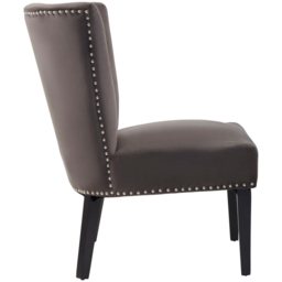 Premier Housewares Kensington Townhouse Mink Winged Dining Chair - thumbnail 4