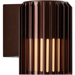 Nordlux Aludra Seaside Brown Metallic Wall Light