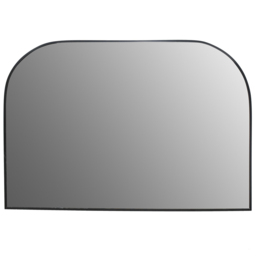 Black Arch Over Mantle Mirror 70 x 100cm - thumbnail 1