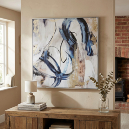 Contemporary Abstract Framed Canvas - thumbnail 2