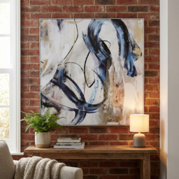 Contemporary Abstract Framed Canvas - thumbnail 4