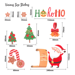 Xmas Haus Christmas Window Sticker 120 Piece - thumbnail 4