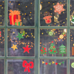 Xmas Haus Christmas Window Sticker 120 Piece - thumbnail 2
