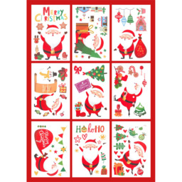 Xmas Haus Christmas Window Sticker 120 Piece