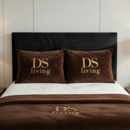 DS Living Prima Single Black Plush Divan Bed - thumbnail 2