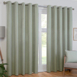 My Home Linden Green Blackout Curtains 168 x 137cm