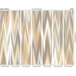 Origin Murals Ikat Zig Zag Multi Wall Mural - thumbnail 3