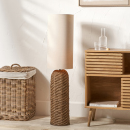 Pacific Lifestyle Andros Brown Woven Seagrass Floor Lamp - thumbnail 2