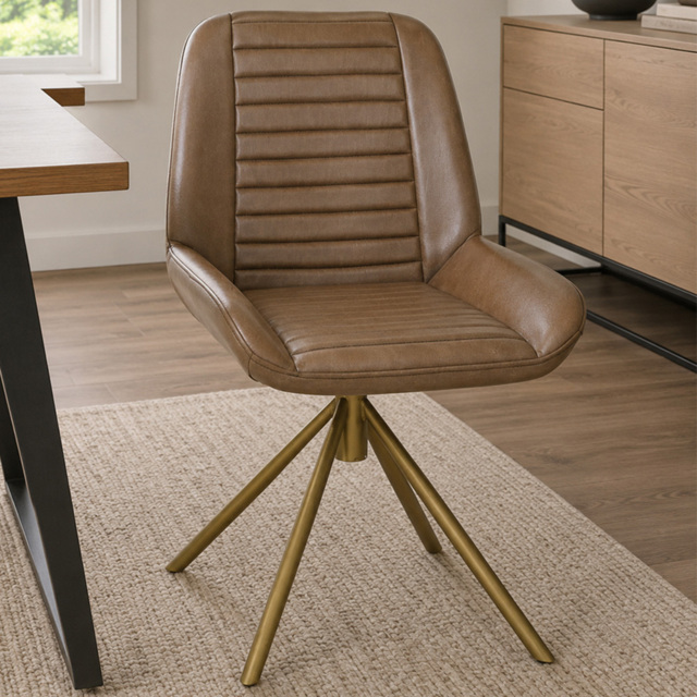 Premier Housewares Buffalo Grey Leather Chair - image 1