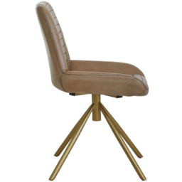 Premier Housewares Buffalo Grey Leather Chair - thumbnail 3