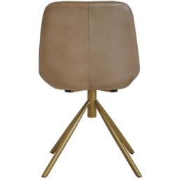 Premier Housewares Buffalo Grey Leather Chair - thumbnail 4