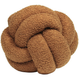 furn. Boucle Ginger Knot Fleece Cushion