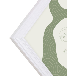 Hawthorn Wooden Plain Photo Frame White 20 x 16 inch - thumbnail 4