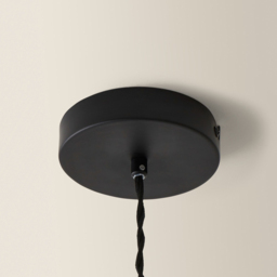 ValueLights Akira Black Pleated Shade LED Pendant Light - thumbnail 3