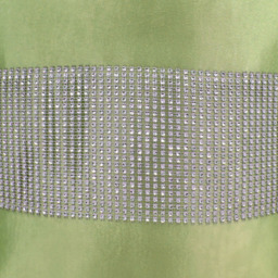 Velosso Manhattan Green Diamante Filled Cushion 43 x 43cm 2 Pack - thumbnail 2