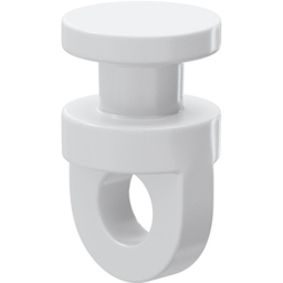 New Edge Blinds 120cm Taupe Styleline Gliding Curtain Pole Set with Stud End - thumbnail 3