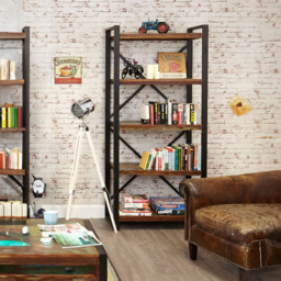 Baumhaus Urban Chic 5 Shelf Bookcase - thumbnail 4
