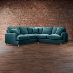 The Vienna 5 Seater Emerald Corner Sofa - thumbnail 4