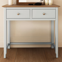 FWStyle Taberno 2 Drawer White Dressing Table