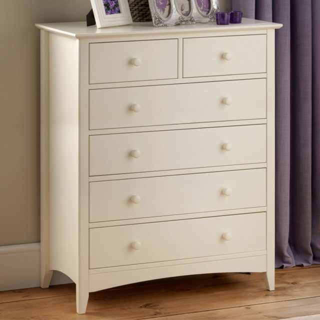 Julian Bowen Cameo 6 Drawer Solid Pine Chest of Drawers - image 1