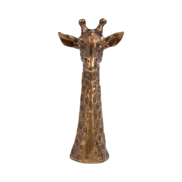 Gold Giraffe Ornament Gold - image 1