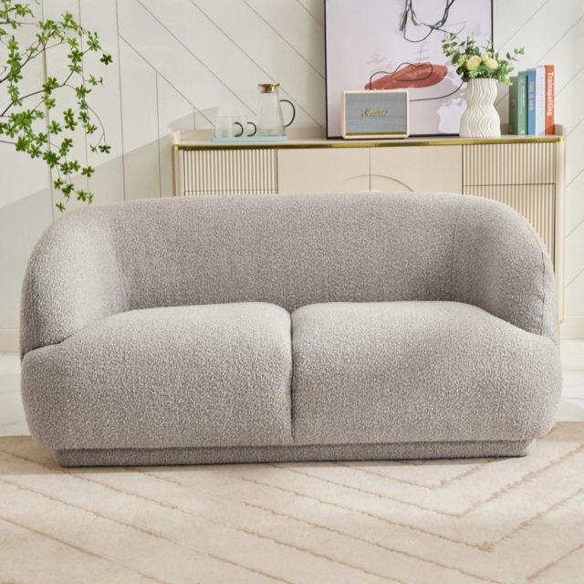 Sutton Taupe Bouclé 2 Seater Sofa - image 1