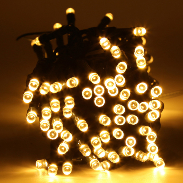 The Christmas Workshop 200 LED Plug In String Light Warm White - image 1