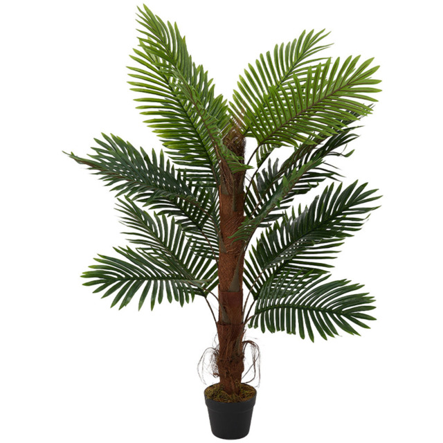 Living and Home Artificial Palm Tree Decoration in Pot 120cm - image 1