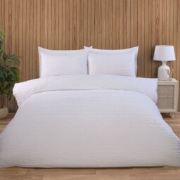 Marina White King Size Tufted Duvet Set