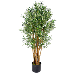 Leaf Artificial Olive Tree Pot 125cm - thumbnail 1