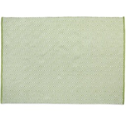 Hug Rug Green Woven Diamond Rug 160 x 230cm - thumbnail 1