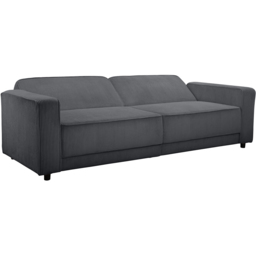 Dorel Allie 3 Seater Anthracite Corduroy Sofa Bed - thumbnail 4