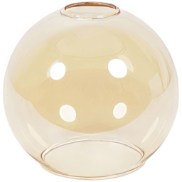 ValueLights Bellamy Amber Easy Fit Glass Small Shade