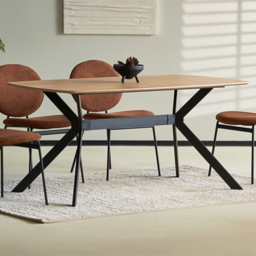 Maybury 4 Seater Natural Oak Dining Table