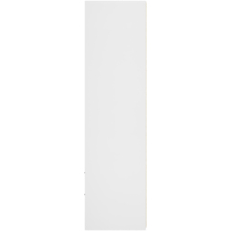Crowndale Fluted 2 Door 2 Drawer Duck and White Matt Tall Wardrobe Ready Assembled - thumbnail 3